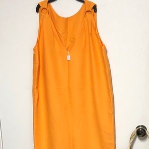 NWOT-Raoul Sleeveless Orange Dress Sz 14
